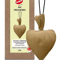 Camphor Heart With Sandalwood Fragrance Air Freshener Car Air Purifier-image-0