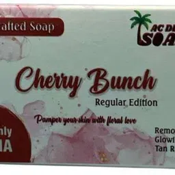ac design Cherry Bunch Hand Crafted Soap Remove Acne Glowing Skin Tan Remover-picture-19