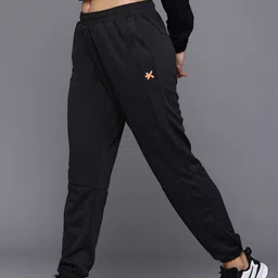 hrx by hrithik roshan Women Solid Black Track Pants image 2