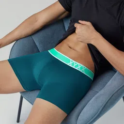 xyxx Volt IntelliSoft TENCEL Micro Modal Solid Men Green Trunk Solid Men Trunk image 1