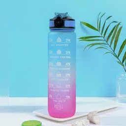finifab MOTIVATIONAL WATER BOTTLE SERIES 1000 ml Water Bottle image 2