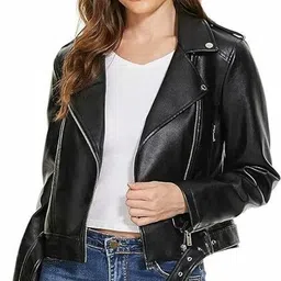 starqunt Women Solid Biker/Riding Jacket-picture-15