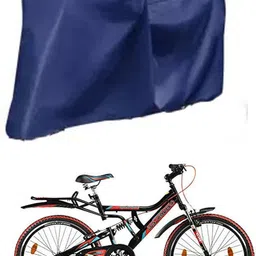 ronish Cycle Cover Plain Blue For CONTENDER 26T Bicycle Cover Free Size-picture-33