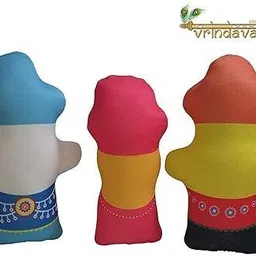 vrindavanstore.in Lord Jagannath, Balarama and Subhadra Plush Dolls- 6 inch image 4