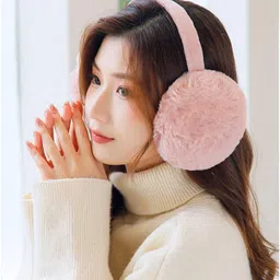 fd florida Foldable Ear Muffs for Women Cute Foldable Outdoor Ear Warmers Ear Muff image 3