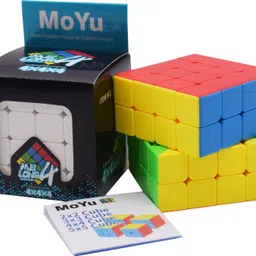 hawkister MoYu Meilong 4x4 Cubing Classroom Stickerless 4x4x4 Speed Cube Magic Puzzle image 5