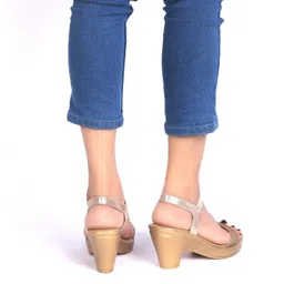 picktoes Women PT-G241 Lightweight Comfort Summer Trendy Premium Stylish Party disigin Heels Sandal image 5