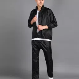 tritika Solid Men Rain Suit image 1