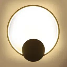 eliante by jainsons lights Drax Metal LED Novelty Wall Light (Gold) image 3