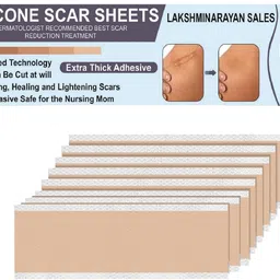 lakshminarayan sales 8pcs Silicone Scar Sheet Removal Care Gel Sheets Repair Wound Scar Strip & Sheet Crepe Bandage-picture-16