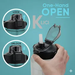 zeminigo 2000 ml Silicone, PET, Plastic Bottle image 2