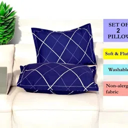 kuihome jbm Polyester Fibre Sleeping Pillow Pack of 4 Abstract SOFT image 2