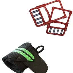Set2|Thumb Loop 1 Wrist Support Arm Band,2 Plastic Hand Griper Home Gym Exercise Fitness Accessory Kit Kit-image-23