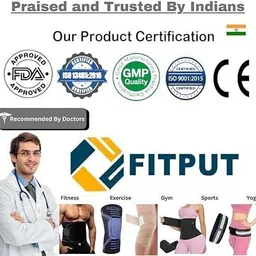 fitput Knee Support Patella for men and women|knee cap|Knee brace|Knee belt|1 Pair Knee Support image 5
