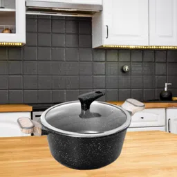 drumstone Milk Pan 20 cm diameter with Lid 3 L capacity image 5