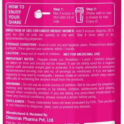 floral nutrition Women Super Weight Gainer / Mass Gainer with Vitamins & Minerals image 3