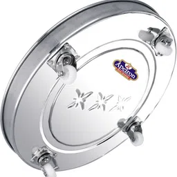 apeiron SS Gas Cylinder Trolley with Wheels with Rubber Protection Pack Of 2 Gas Cylinder Trolley image 2