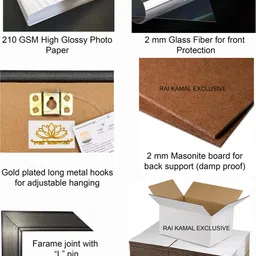 raikamal Wood Wall Photo Frame image 5