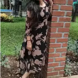 muskan fab Women Fit and Flare Green Midi/Calf Length Dress image 2