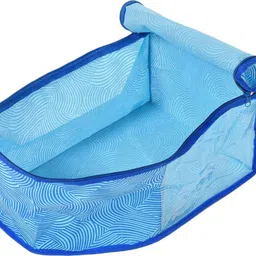 CHAMPARAN Lahariya Printed Non-Woven Blouse CoverWith Front Window- Pack o Cotton Laundry Bag image 4