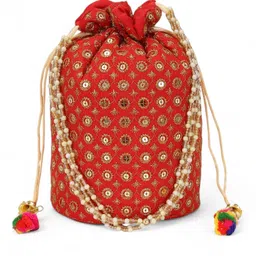 authentic ak Women Red Potli-picture-21