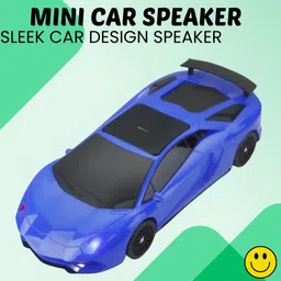 SACRO F4 (PORTABLE BLUETOOTH SPEAKER) Dynamic Thunder Sound With Long BatteryQ61 5 W Bluetooth Laptop/Desktop Speaker image 1