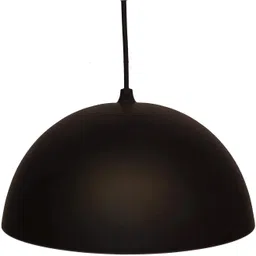 glowhere Metallic Black Ceiling Pendant, Vintage Chandelier for Home Décor, 10" Pendant Lamp Ceiling Lamp image 3