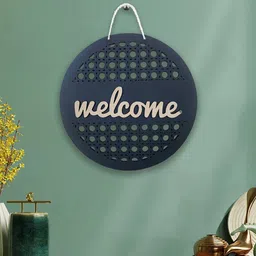 Welcome Black MDF Wall Art by Art Street image 2