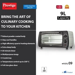 prestige 9-Litre Oven Toaster Grill (OTG) image 2