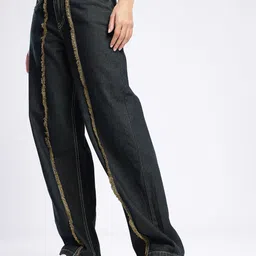 Women Regular High Rise Blue Jeans-image-60