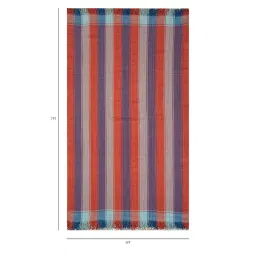 jaipur rugs Red Geometrical Wool 5 ft X 8 ft Rectangle Flat Weaves image 2