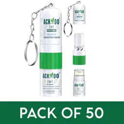 ACH...OO 2 In 1 Inhaler and Roll On Relief from Cold, Cough & Nasal Congestion Vaporizer image 1
