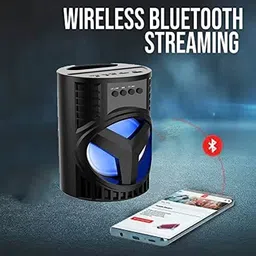 RECTITUDE Wireless Speaker Ultra Loud Stereo sound || Bluetooth Speaker for Desktop PC 6 W Bluetooth Speaker image 2