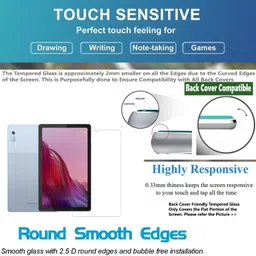 Mersal Tempered Glass Guard for Lenovo Tab M9 9inch image 3