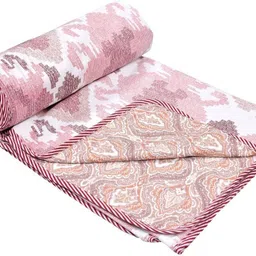 wonderlooks Floral Single AC Blanket for AC Room image 2