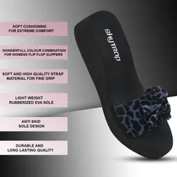 skytrap Stylish Comfortable and Trending Cross Strap Flip Flop Combo of 2 Women Slippers image 2