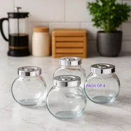 b7 creations Glass Pickle Jar - 200 ml image 1