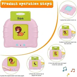 thikazhstore premium talking flash cards for kids &babies image 4