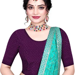 mayank bazaar U-Neck Women Blouse image 2