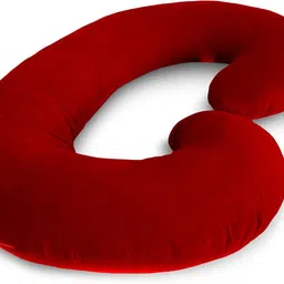 wild mint Ultra Soft Microfibre Solid Pregnancy Pillow Pack of 1 image 2