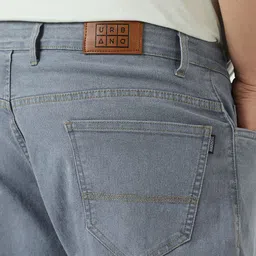 urbano plus Men Regular Mid Rise Grey Jeans image 5