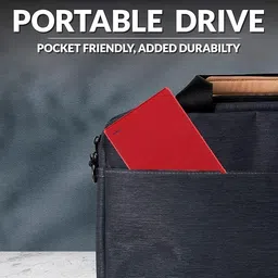 kingster 500GB Ultra Slim External Hard Drive (Portebal Hard Drive, red, 1 TB) 3 inch External Hard Drive image 5