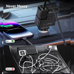 coracao 100 W Qualcomm 3.0 Turbo Car Charger image 4