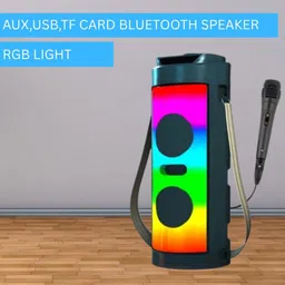 SACRO Game (PORTABLE BLUETOOTH PARTY SPEAKER) With Mic & High Quality Bass SoundE498 40 W Bluetooth Party Speaker-picture-11