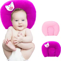 white bubble Rai Dana Baby Pillow, Newborn Head Shaper Anti Flat Takiya Mustard Seeds Solid Baby Pillow Pack of 1-picture-12