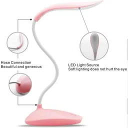 flexi Study lamp Rechargeable LED Touch On Off Switch Table Lamps Bedroom Table Lamp image 3