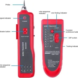 techtest Wire Tracker Tester Rj11 Rj45 Cable Tester Multifunction Wire Tracker Measuring Digital Multimeter image 3