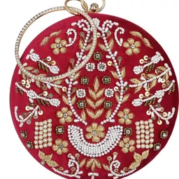 for the beautiful you Party Red Clutch image 1