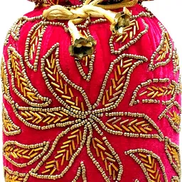 Women Pink Potli-image-7