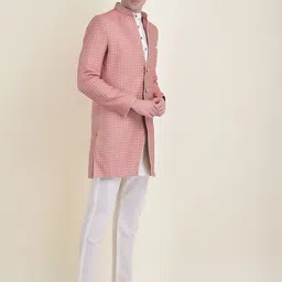HOUSE OF DEYANN Woven Sherwani image 4